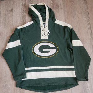 Green Bay Packers OTS NHL Men's Lacer Pullover Hoodie Size Medium